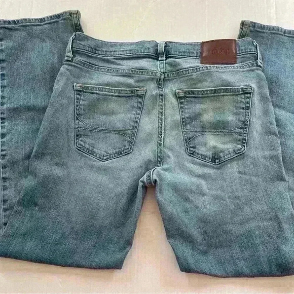 Hollister  Women's Classic Straight Eric Flex  Denim Blue Jeans Size W30 L30 - Picture 3 of 3